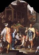 SPRANGER, Bartholomaeus The Adoration of the Kings oil painting on canvas